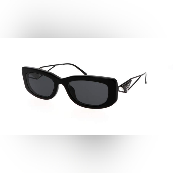 NEW PRADA PR14YS 1AB5S0 BLACK PR 14YS UNISEX SUNGLASSES SPR 14Y - Picture 2 of 9